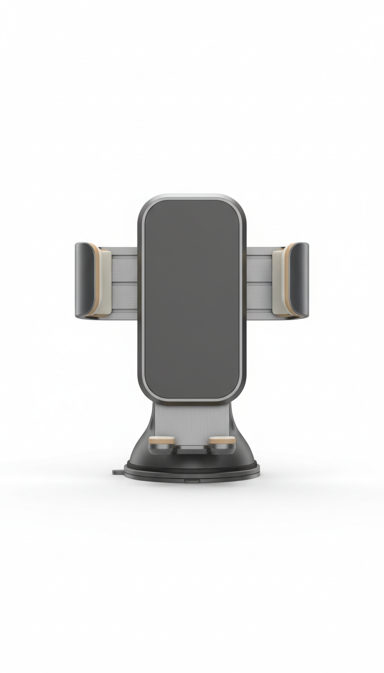 Sleek Metal Automotive Phone Mount