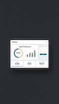 Dashboard Experience on Business Tablet
